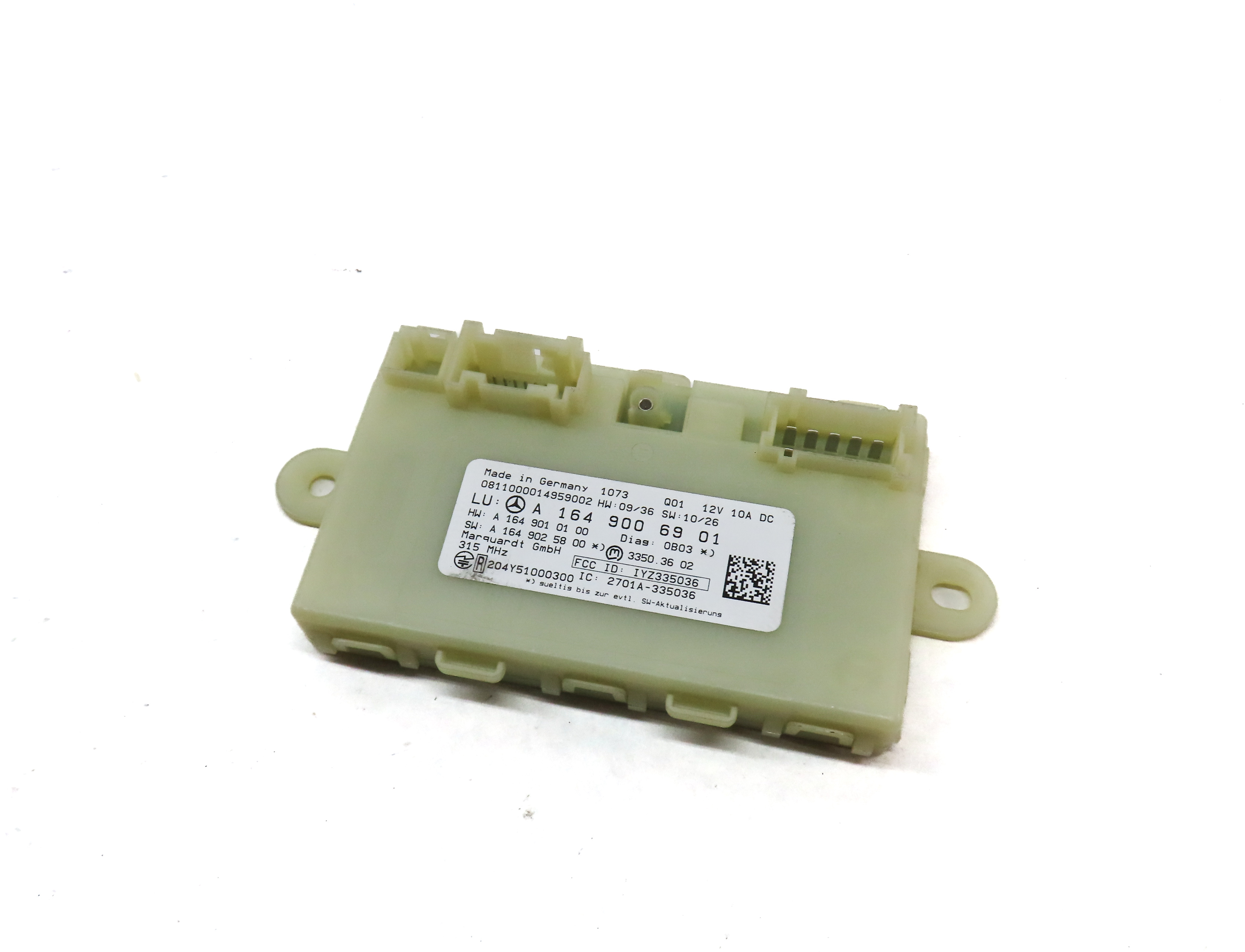 2010-2013 MERCEDES GL350 GL450 GL550 R350 (X164 W251) KEYLESS GO CONTROL MODULE — exact item pictured